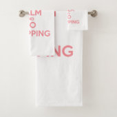 Keep Calm and Go Shopping バスタオルセット (インサイチュ)