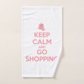 Keep Calm and Go Shopping バスタオルセット (ハンドタオル)