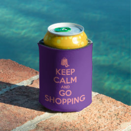 Keep Calm and Go Shopping 缶クーラー