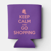 Keep Calm and Go Shopping 缶クーラー (裏面)