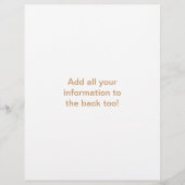 Keep Calm and Go To the Spa チラシ (裏面)