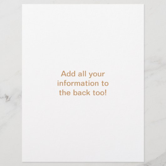 Keep Calm and Go To the Spa チラシ (裏面)