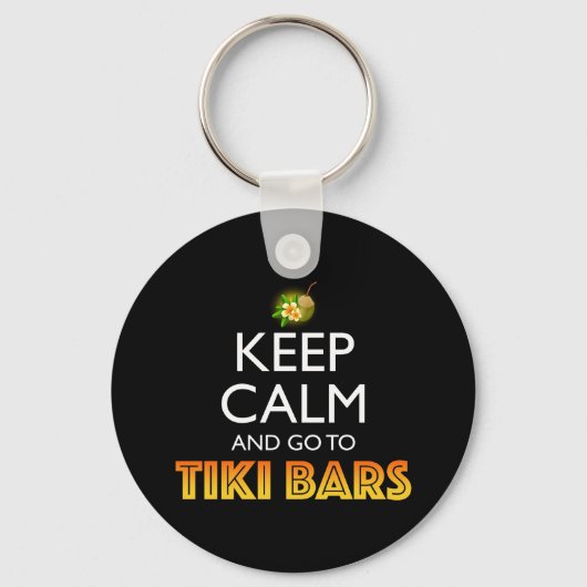 Keep Calm And Go To Tiki Bars キーホルダー (裏面)
