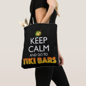 Keep Calm And Go To Tiki Bars トートバッグ (クローズアップ)