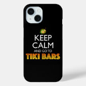 Keep Calm And Go To Tiki Bars Case-Mate iPhoneケース (裏面)
