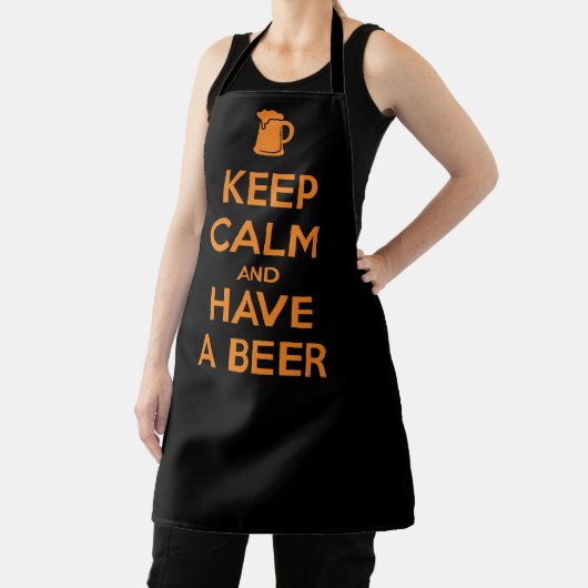 Keep Calm and Have a Beer エプロン (インサイチュ)