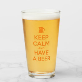 Keep Calm and Have a Beer タンブラーグラス