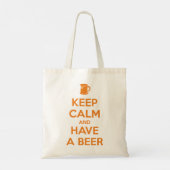 Keep Calm and Have a Beer トートバッグ (裏面)