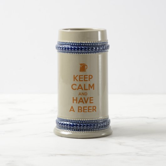 Keep Calm and Have a Beer ビールジョッキ (中央)