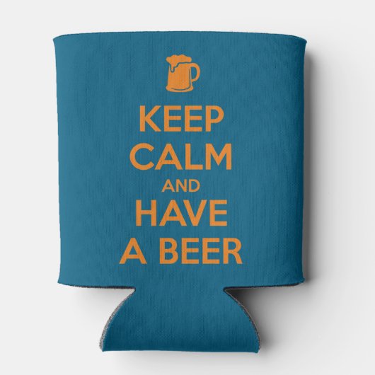 Keep Calm and Have a Beer 缶クーラー (裏面)