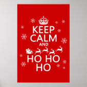 Keep Calm and Ho Ho Ho ポスター (正面)