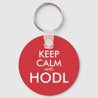 Keep Calm and HODL! bitcoin HODLER key ring キーホルダー