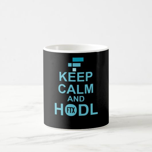 Keep Calm And Hodl FTX coin コーヒーマグカップ (中央)