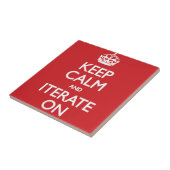 Keep calm and iterate on タイル (側面)