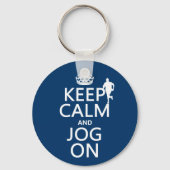 Keep Calm and Jog On キーホルダー (正面)