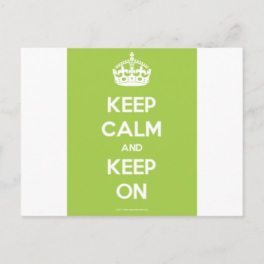 Keep-Calm-And-Keep-On.pdf ポストカード (正面)