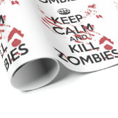 Keep Calm and Kill Zombies ラッピングペーパー (ロールコーナー)