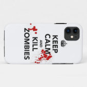 keep calm and kill zombies Case-Mate iPhoneケース (裏面(横))
