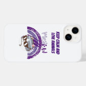 keep calm and love animals phrase Case-Mate iPhoneケース (裏面 (横))