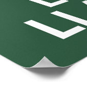 Keep Calm and Love Llamas print or poster ポスター (角)