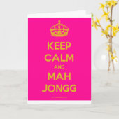 Keep-Calm-And-Mah-Jongg.pdf カード (黄色い花)