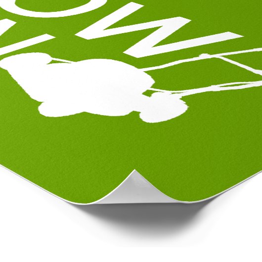 Keep Calm and Mow On ポスター (角)