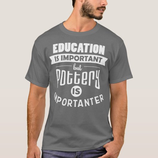 Keep Calm And Open The Kiln Pottery Apparel Tシャツ (正面)