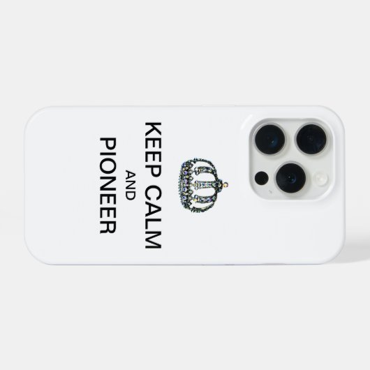 KEEP CALM AND PIONEER  iPhoneケース (裏面横)