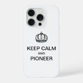 KEEP CALM AND PIONEER  iPhoneケース (裏面)