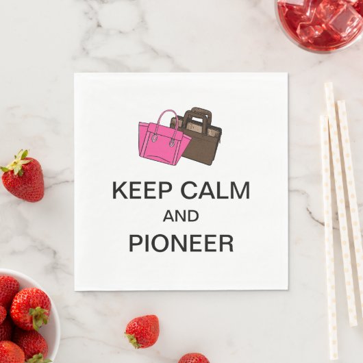 KEEP CALM AND PIONEER PAPER  スタンダードランチョンナプキン (インサイチュ)