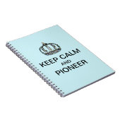 KEEP CALM AND PIONEER PAPER PLATES ノートブック (右側)