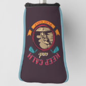 Keep Calm and Play Golf ゴルフ ヘッド カバー (回転90)