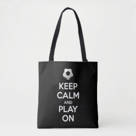 Keep Calm and Play On トートバッグ
