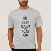 Keep Calm and Play On Tシャツ (正面)