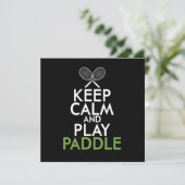 Keep Calm And Play Paddle 招待状 (スタンド正面)