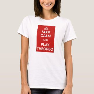 Keep Calm and Play Theorbo Tシャツ
