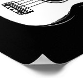 Keep Calm and Play Ukulele for Music Lover ポスター (角)