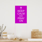 Keep Calm and PRAY On Poster ポスター (キッチン)