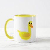Keep Calm and Quack On - ダックユーモア マグカップ (左)
