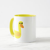 Keep Calm and Quack On - ダックユーモア マグカップ (正面左)