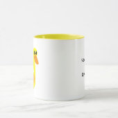 Keep Calm and Quack on Duck Humor マグカップ (中央)