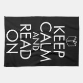 KEEP CALM AND READ ON キッチンタオル (横)