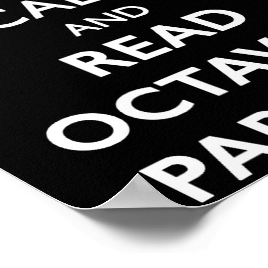 Keep Calm And Read Parables  ポスター (角)