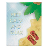 Keep calm and relax. ポスター (正面)