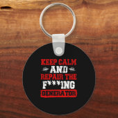 Keep Calm And Repair The Generator Video Game キーホルダー (正面)