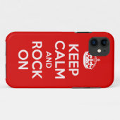 Keep Calm and Rock On iPhone 5 ケースカバー Case-Mate iPhoneケース (裏面(横))