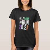 Keep Calm and Run - Marathon Tシャツ (正面)