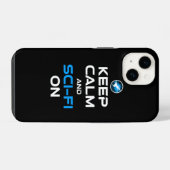 Keep Calm And Sci-Fi On iPhoneケース (裏面横)