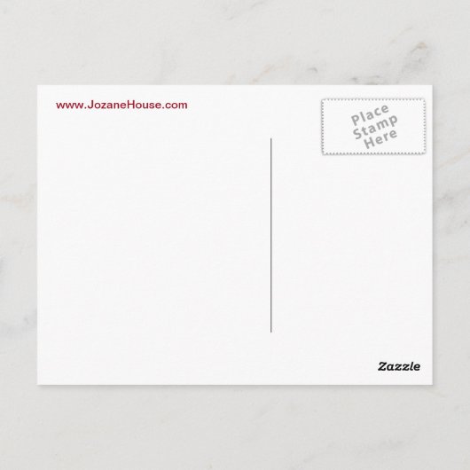 Keep Calm and Shop On ポストカード (裏面)