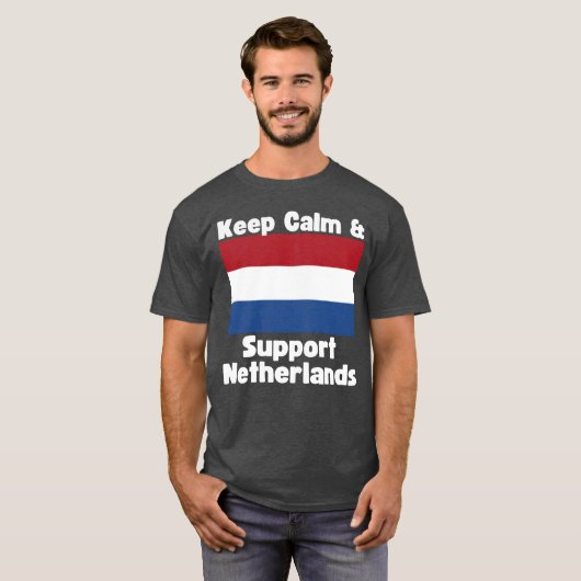 Keep Calm and Support Netherlands boy Tシャツ (正面フル)